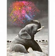 Image result for Elephant Canvas Wall Art