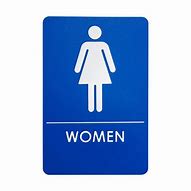 Image result for Female Restroom Sign