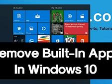 Image result for Remove Apps Windows 10