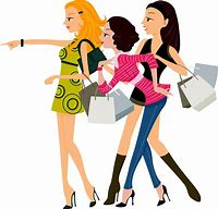 Image result for Cartoon People Shopping