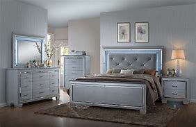 Image result for Silver Bedroom Set