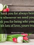 Image result for Thank You for Always Being