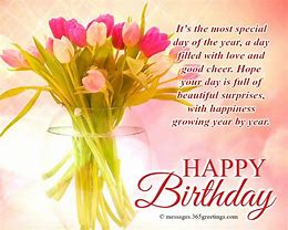 Image result for Most Beautiful Birthday Wish