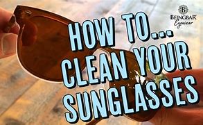Image result for Cleaning Sunglasses