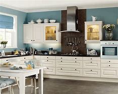 Image result for Colors to Paint Kitchen Cabinets with White Appliances