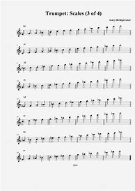 Image result for Trumpet Major Scales Chart