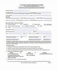 Image result for Cancellation Form