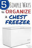 Image result for Organize Freezer Chest Sections