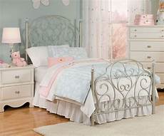 Spring Rose Metal bed for girls Twin Size Bed with Crystal knobs