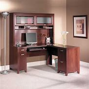 Image result for Cherry Wood Computer Desk