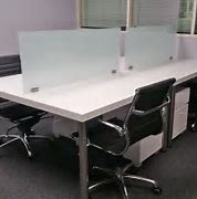 Image result for Glass Desk Partitions