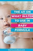 Image result for baby formula water
