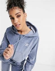 Image result for Adidas Velour Oversized Hoodie