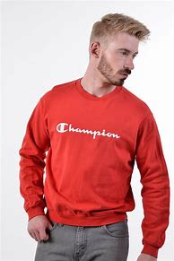Image result for Champion Sweatshirt Red Aestheic