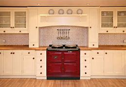 Image result for Wood Kitchen Cabinets with White Appliances