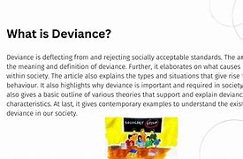Image result for Deviance Sociology
