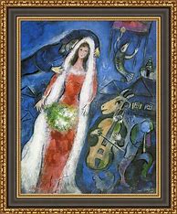 Image result for Chagall La Mariee