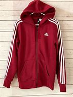 Image result for Red Adidas Zip Up Hoodie