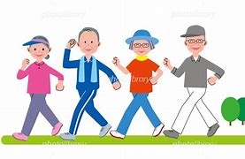 Image result for Seniors Walking Clip Art