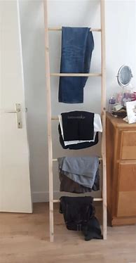 Image result for DIY Ladder Clothes Rack