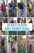 Image result for What to Wear with White Skinny Jeans