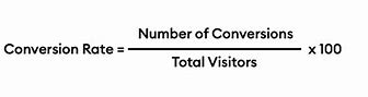 Image result for Conversion Rate Equation