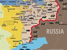 Image result for Map of Donbass