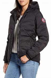Image result for Black Canada Goose Women Jacket
