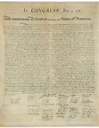 Image result for Original Declaration of Independence 1776