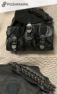 Image result for Balenciaga Painted Bag Black with White and Gold