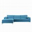 Image result for Contemporary Blue Sofa
