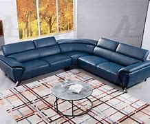 Image result for Blue Leather Recliner Sectional Sofa