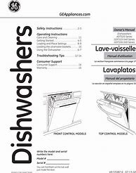 Image result for GE Dishwasher Manuals Owners Manual