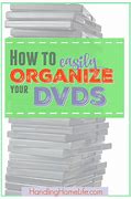 Image result for How to Organize DVDs
