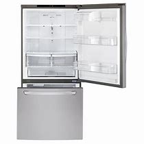 Image result for Lowe's LG Refrigerator Bottom Freezer