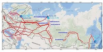 Image result for Russian Pipeline Map