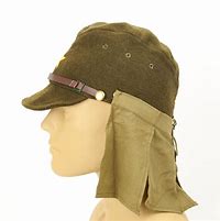 Image result for WW2 Japanese Winter Hat