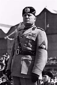 Image result for Dictator Benito Mussolini
