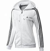 Image result for White Adidas Zip Up Hoodie