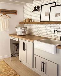 Image result for Farmhouse Laundry Room Countertops