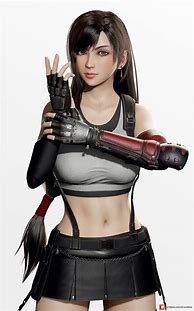 Image result for Tifa FF7 Coloring Page
