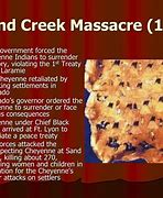 Image result for Sand Creek Massacre 1864