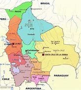 Image result for Capital of Bolivia Map