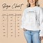 Image result for Unisex Hooded Sweatshirts Size Chart