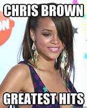 Image result for Chris Brown Hit Riahanna Memes