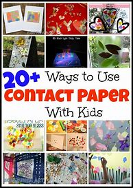 Image result for Contact Paper Crafts