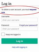 Image result for Login Info Username and Password