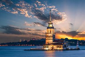Image result for Kiz Kulesi Istanbul Resmi