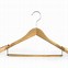 Image result for Clothes Hanger with Wooden Bar Black