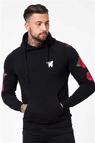 Image result for Black Hoodie with Rose Vines On Arms